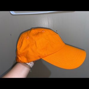Orange mens cap